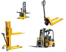 Material handling equipment including pallet jacks and trolleys in UAE